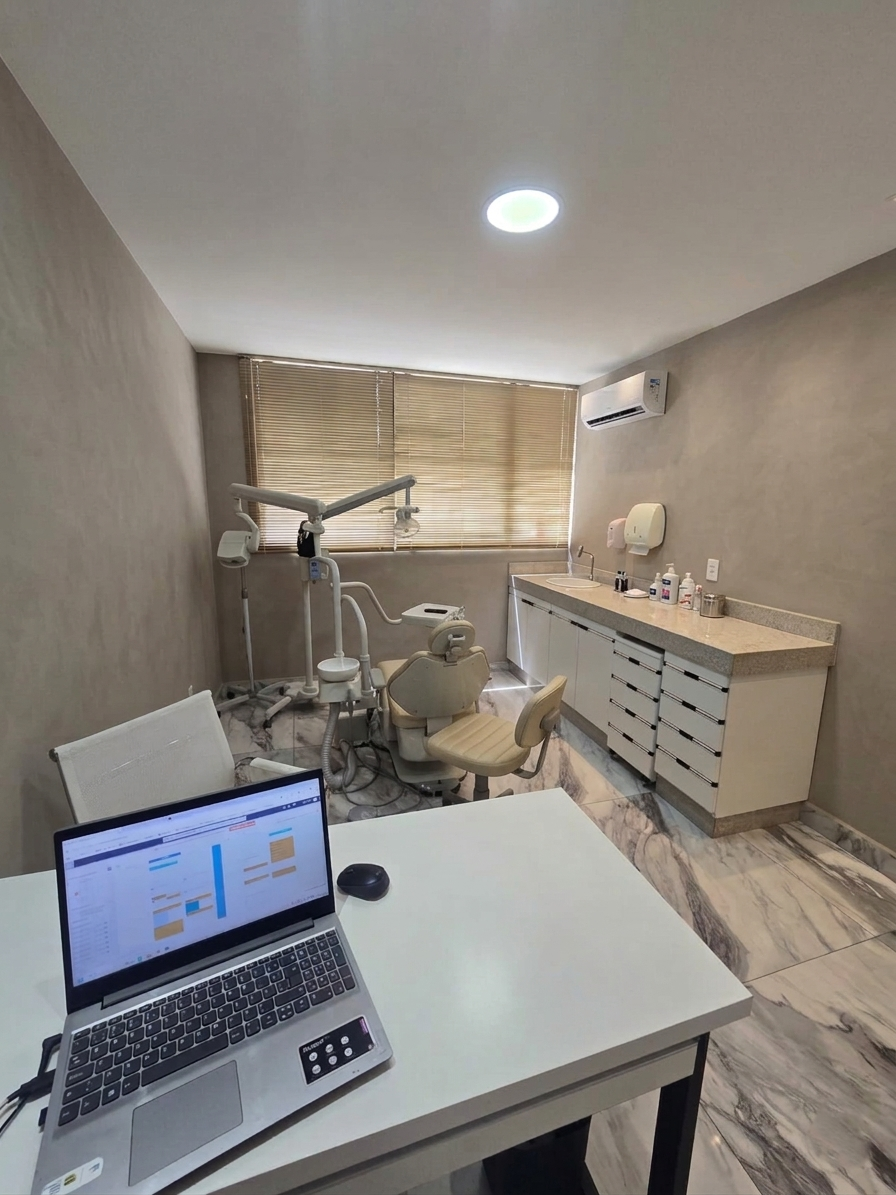 Sala de tratamento com equipamentos de ultima geração